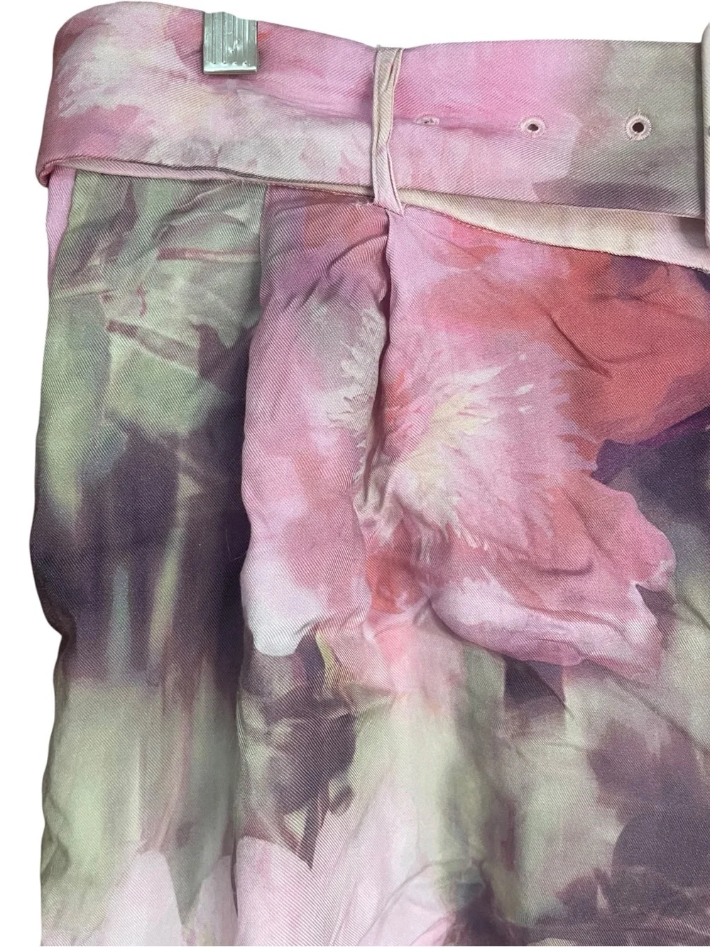 Ted Baker Ayaaz Floral Printed Tailored Shorts Pink Coral